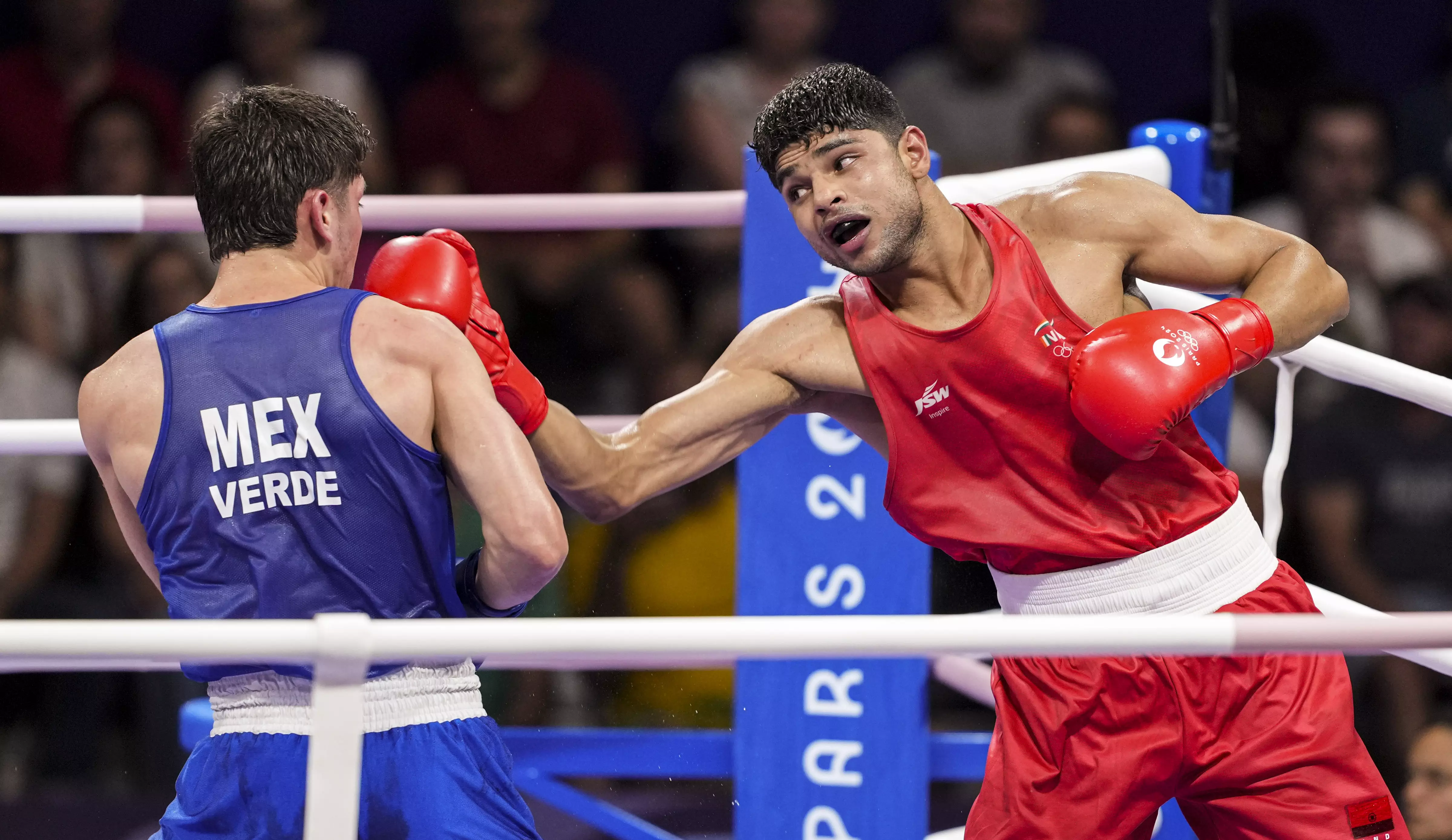 Boxer Nishant Devs Olympic debut ends in heartbreak with quarterfinal loss