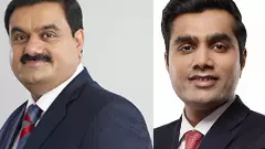 Gautam Adani and his son Karan Adani