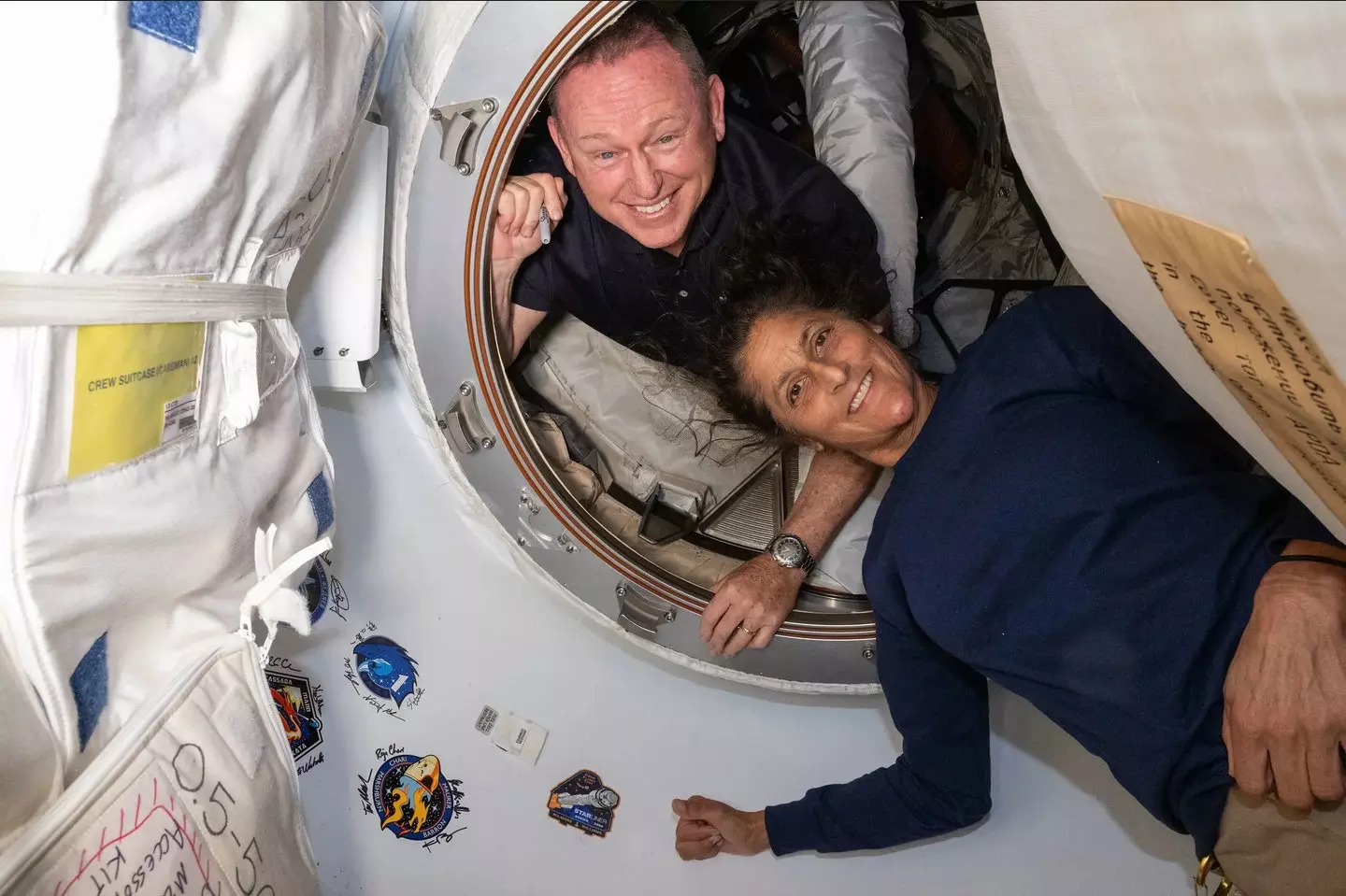 Astronauts Butch Wilmore and Sunita Williams on the Starliner mission. Image: X/@NASA