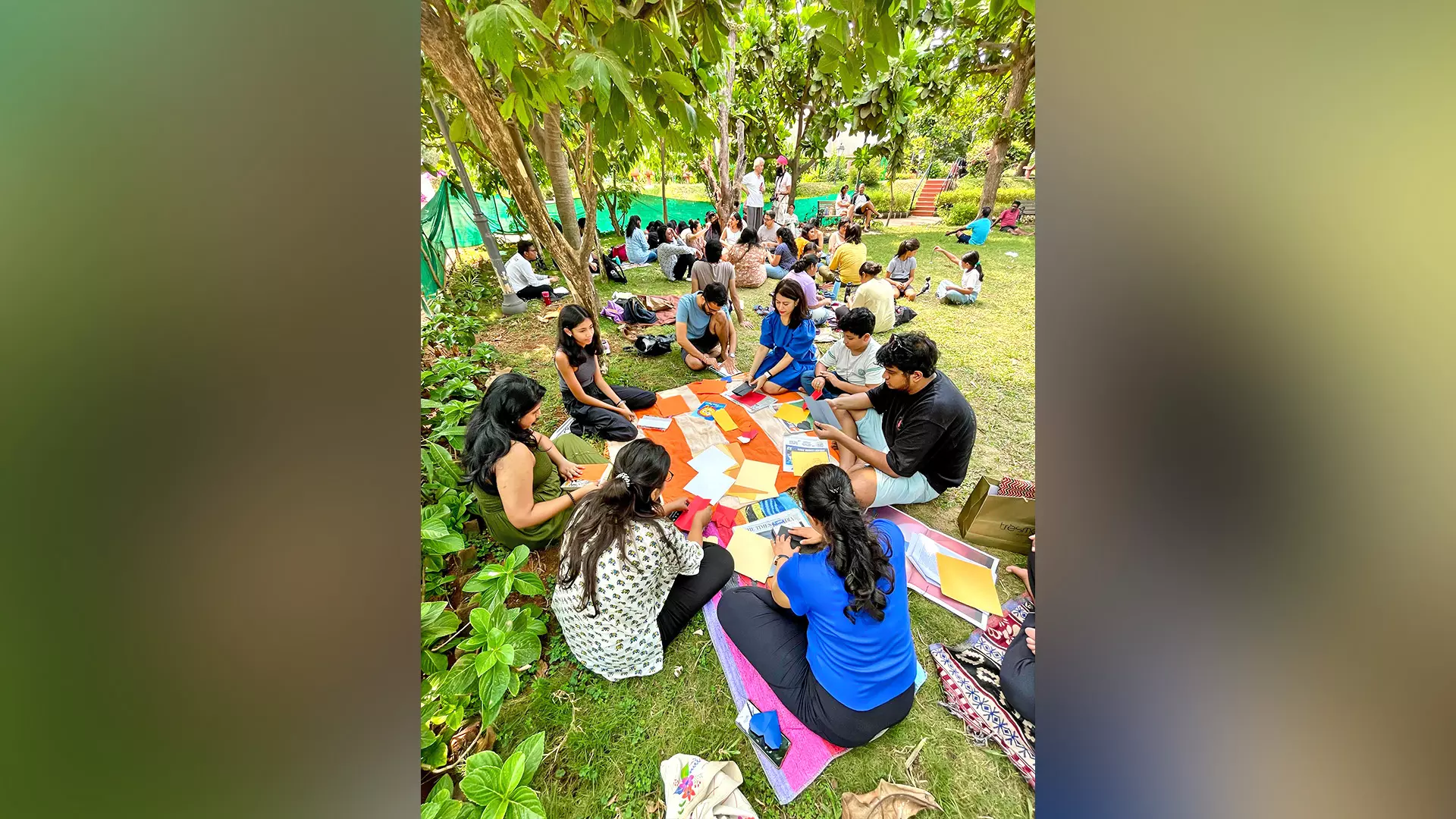 In different areas of several cities, people are meeting once a week, for two hours, at a park or some other public place, to read together in silence. 