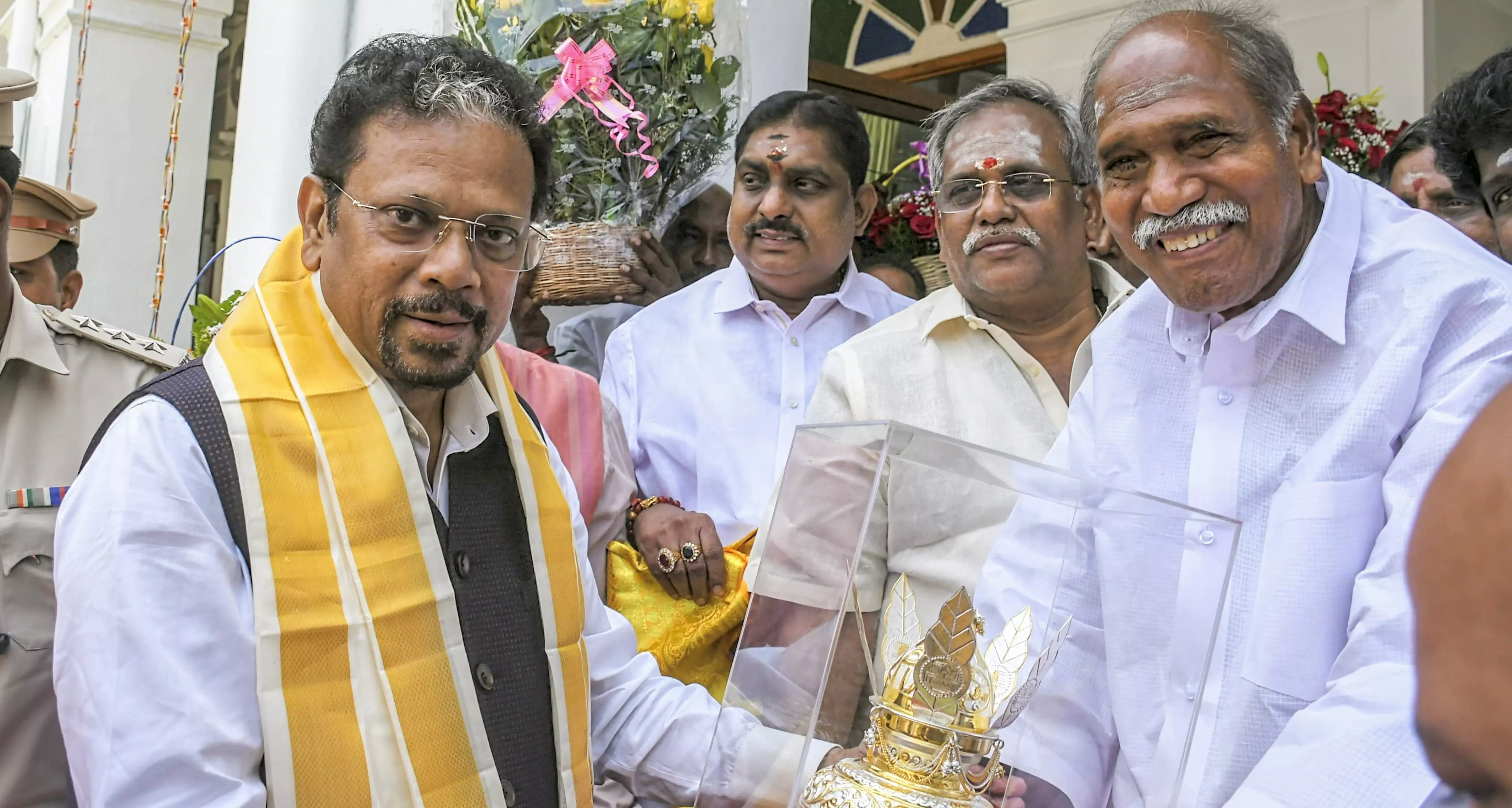 Kailashnathan sworn in as Lt Governor of Puducherry