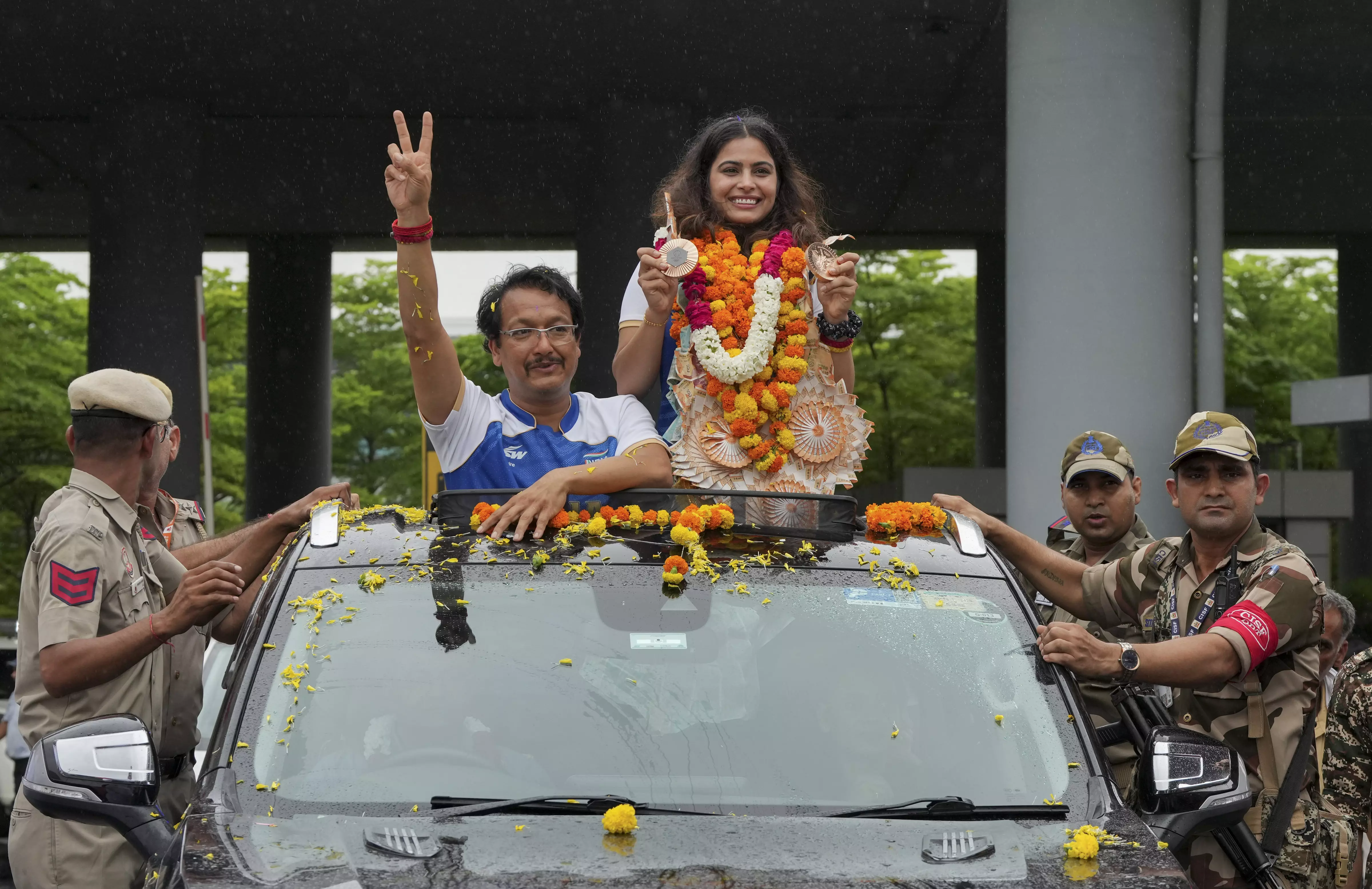 Manu Bhaker, Jaspal Rana, Paris Olympics 2024