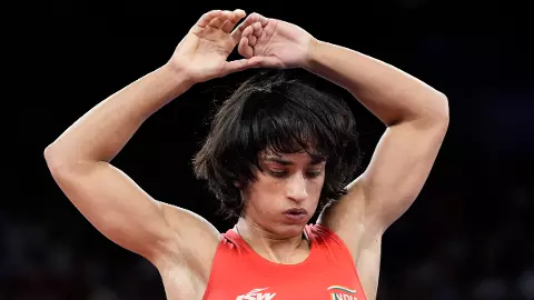 Indian wrestler Vinesh Phogat