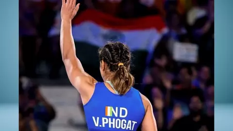 Indian wrestler Vinesh Phogat