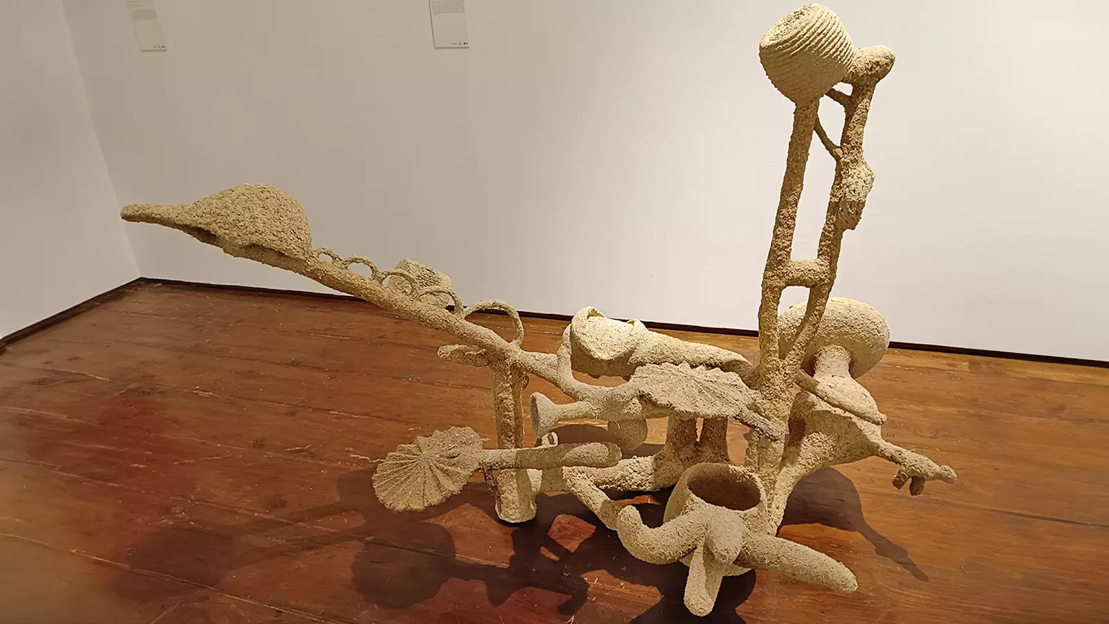 Hashel Lamkis sawdust sculptures. Photo: MT Saju Hashel Lamkis sawdust sculptures. Photo: MT Saju