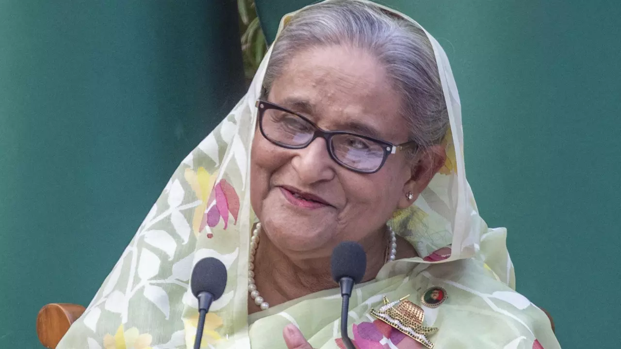 Former Bangladesh Prime Minister Sheikh Hasina