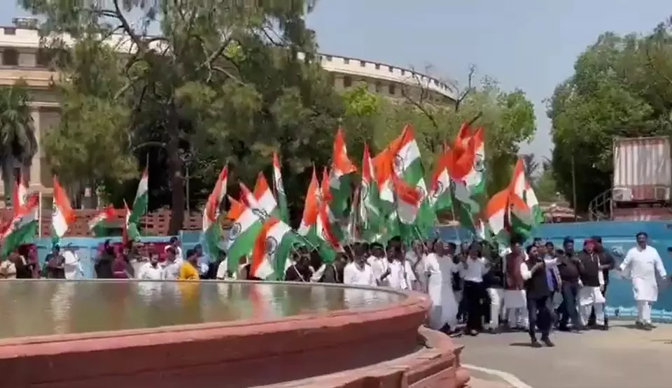 Tiranga March Congress, Mallikarjun Kharge