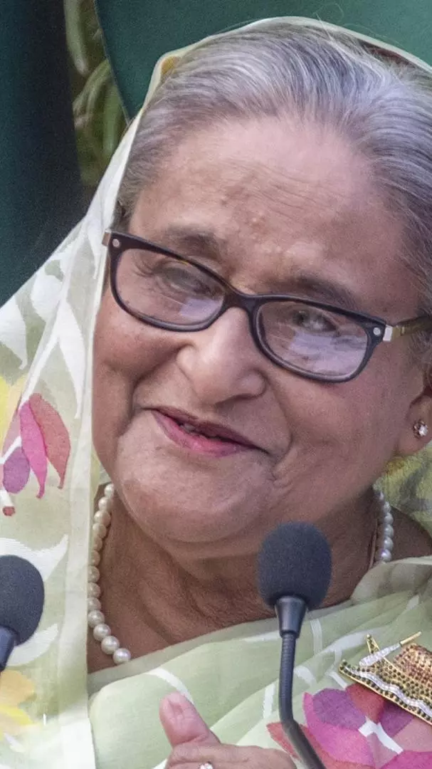 Former Bangladesh Prime Minister Sheikh Hasina