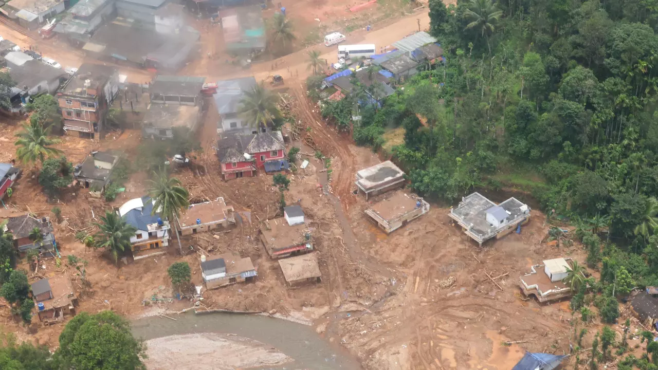 Wayanad after landslides