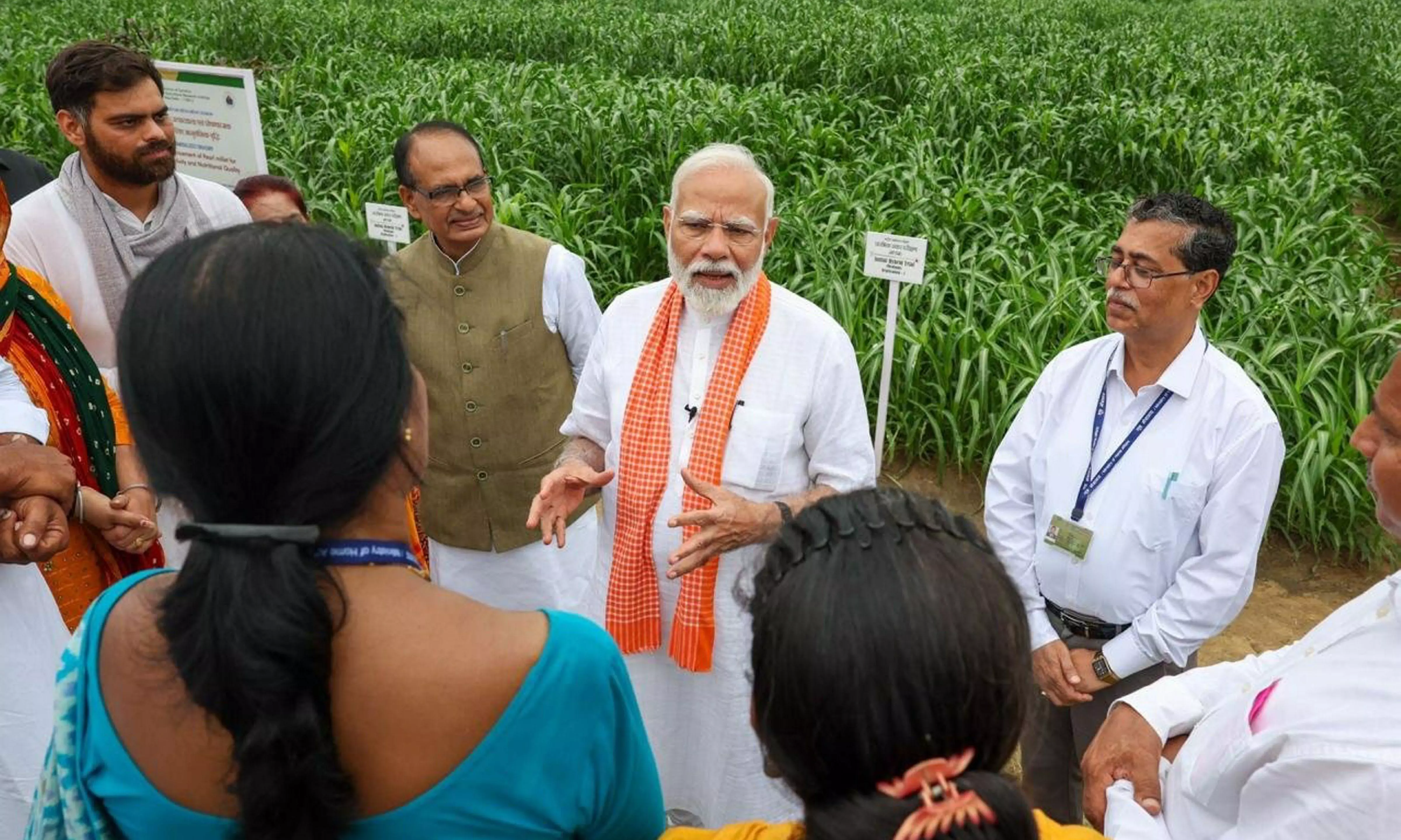 PM Modi launches climate-resilient seeds to boost productivity and farmers income