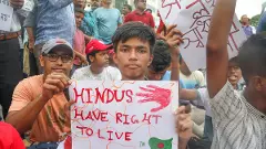 Bangladesh: All are equal, says Yunus after meeting Hindus at Dhaka temple