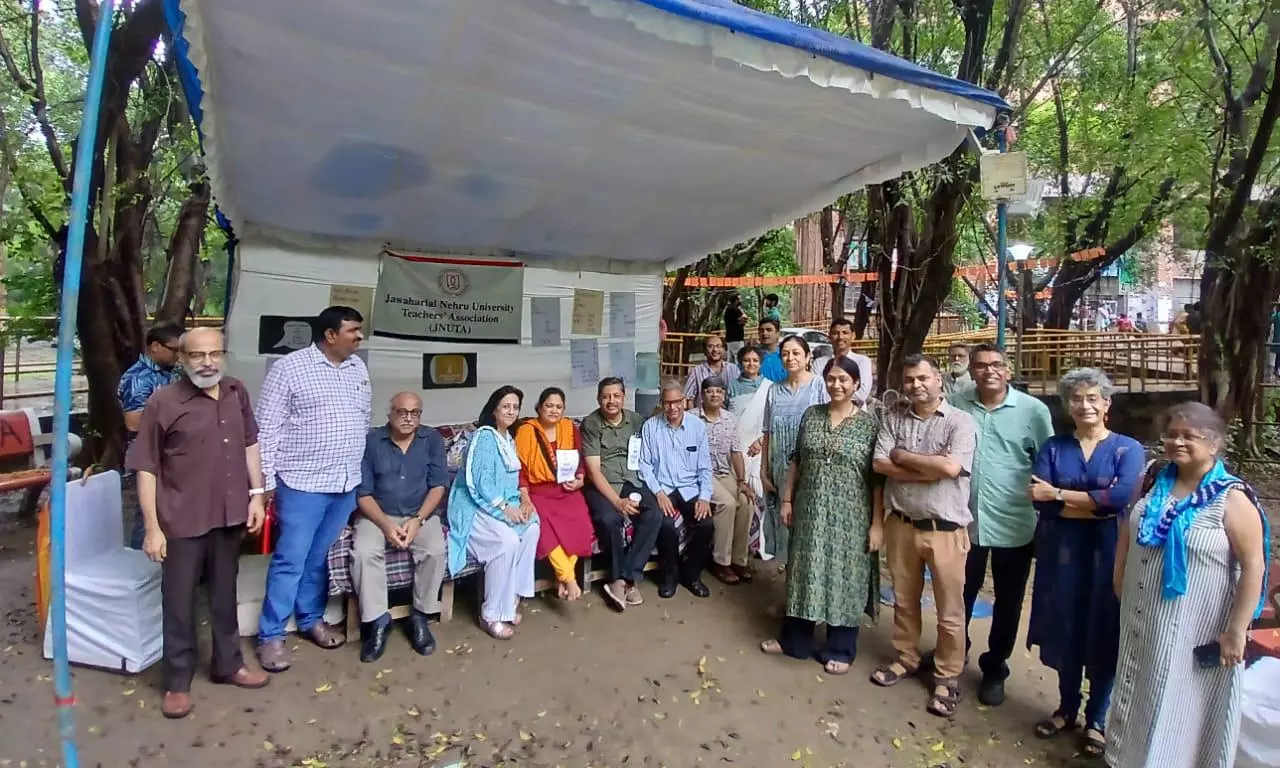 JNU teachers body begins 24-hour hunger strike over delayed promotions