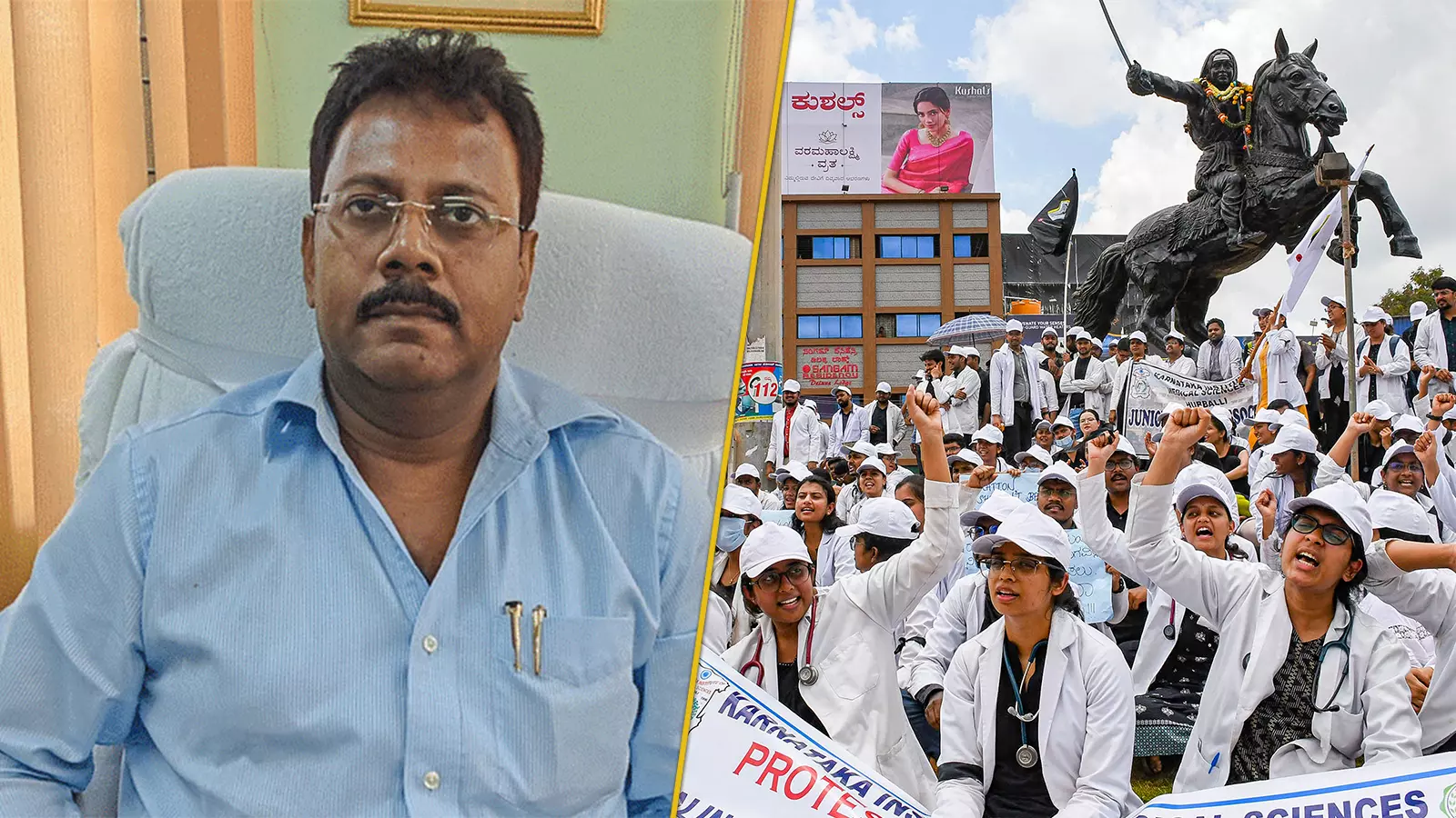 Kolkata rape-murder: Dont want garbage, doctors protest against ex-principals new posting