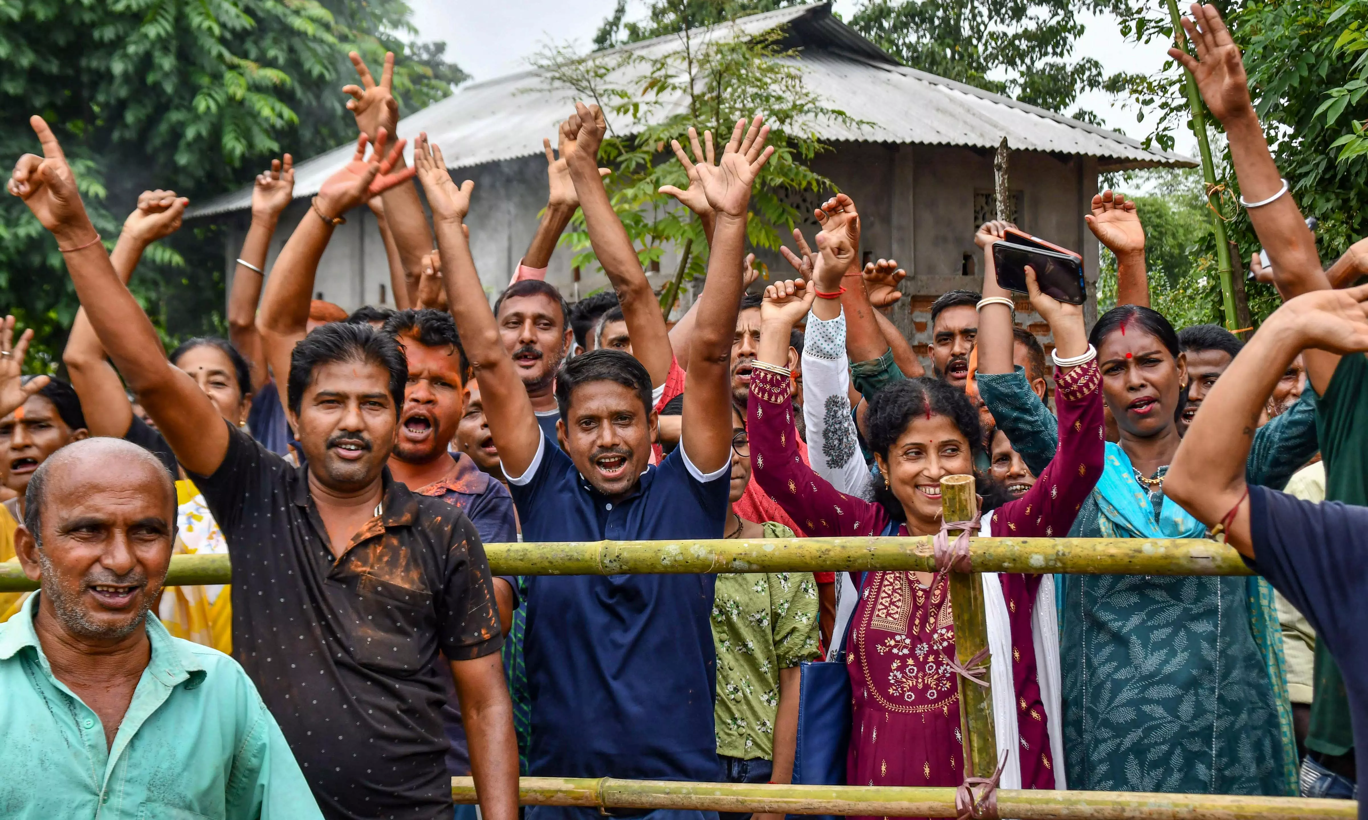 Tripura: BJP sweeps Panchayat polls, wins 97 pc of seats