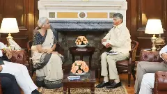 Andhra CM Naidu meets FM Sitharaman, seeks more support for state