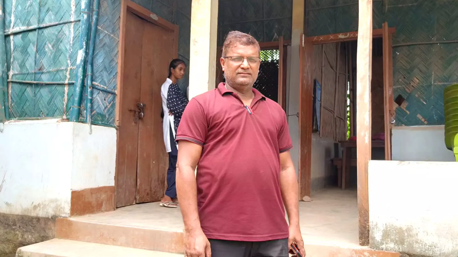 Kanak Kalita, the school principal, says he has received a salary only twice.