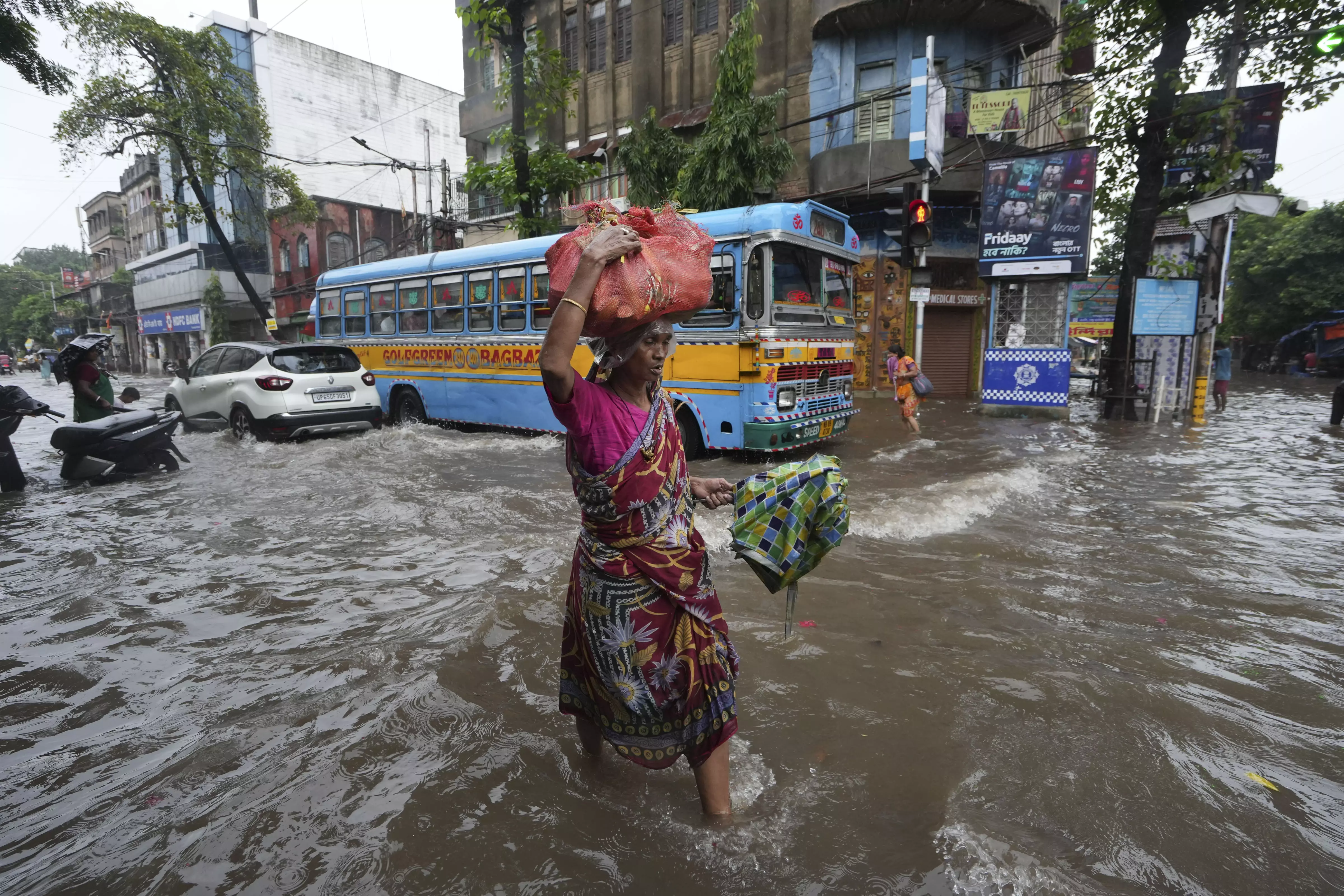 Met forecasts very heavy rain in Gangetic West Bengal till Aug 20