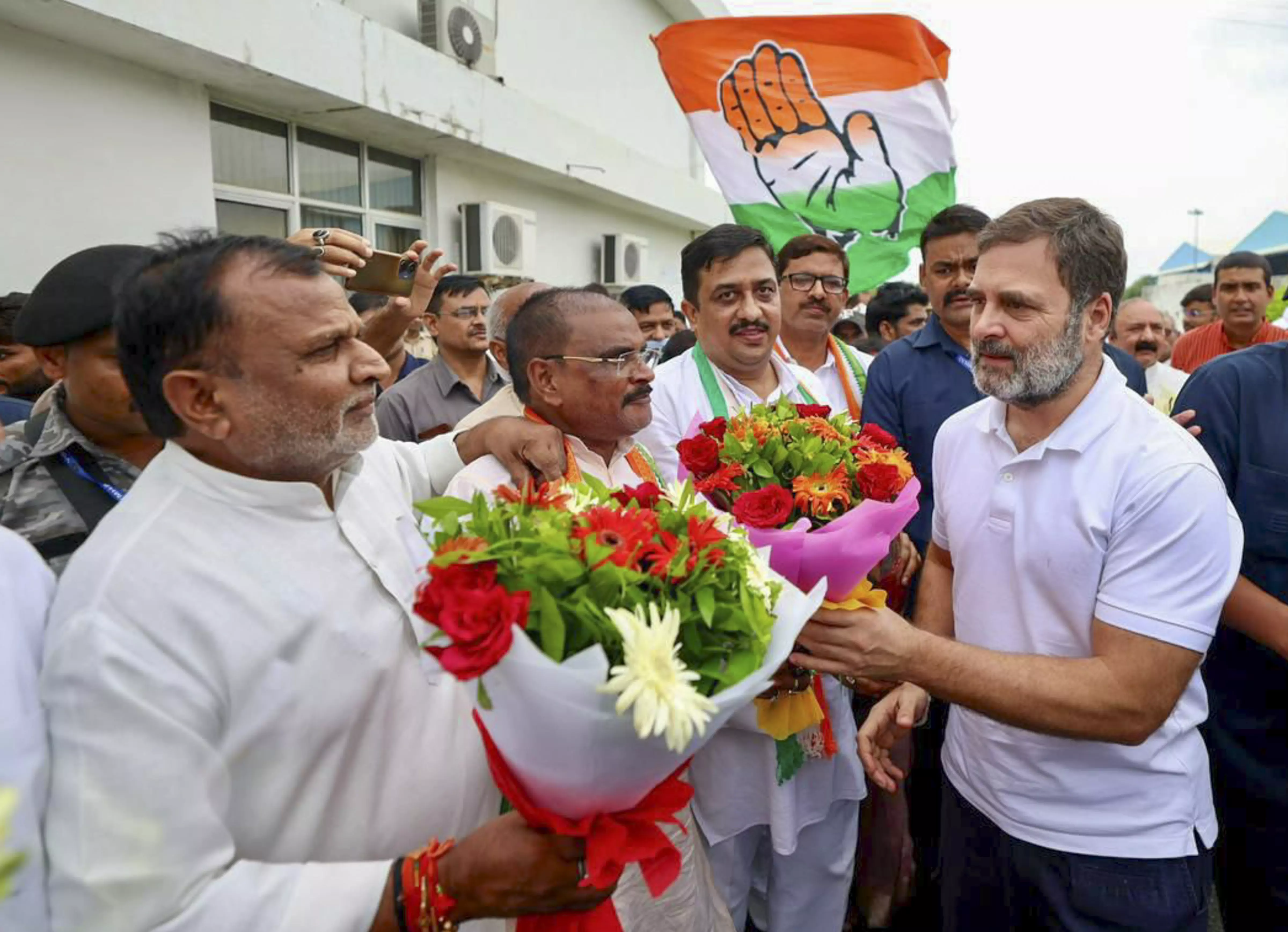 Wont step back until family gets justice: Rahul meets kin of Dalit man killed in Rae Bareli