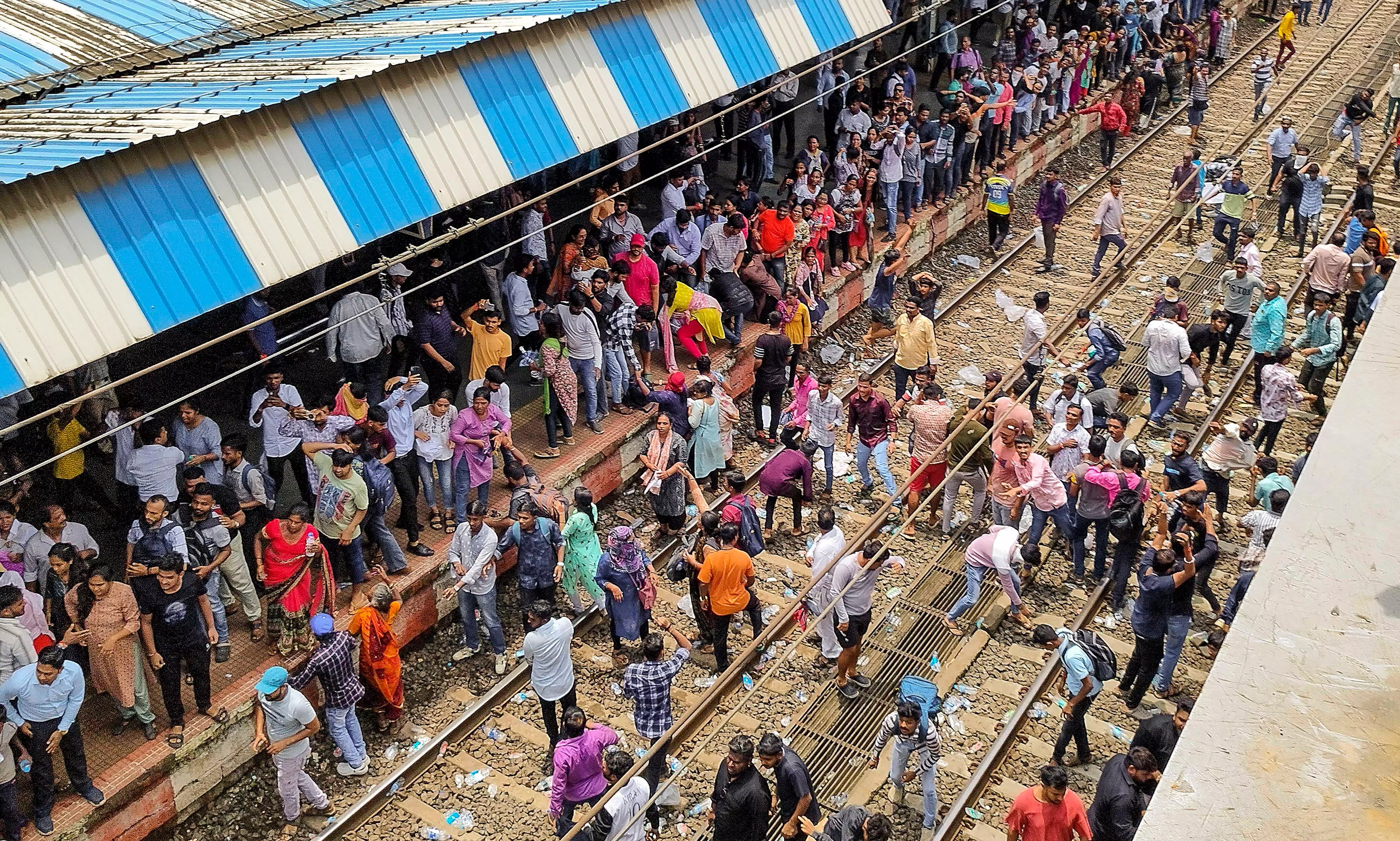 Badlapur protest: 12 trains diverted; local services to resume after track safety check