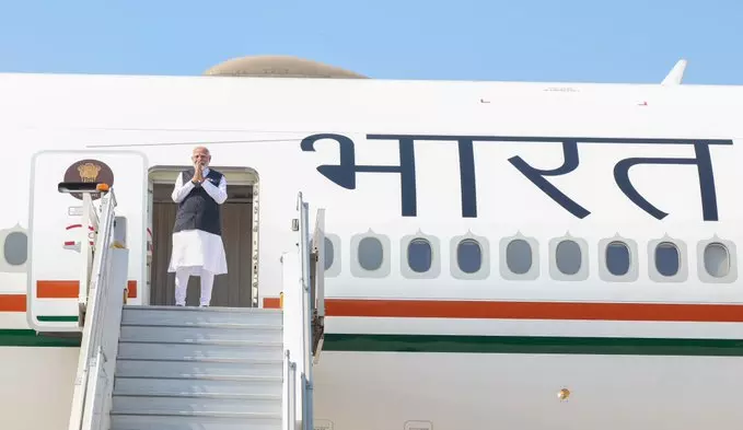 Modi leaves for 2-day Poland visit, first by an Indian PM in 45 years