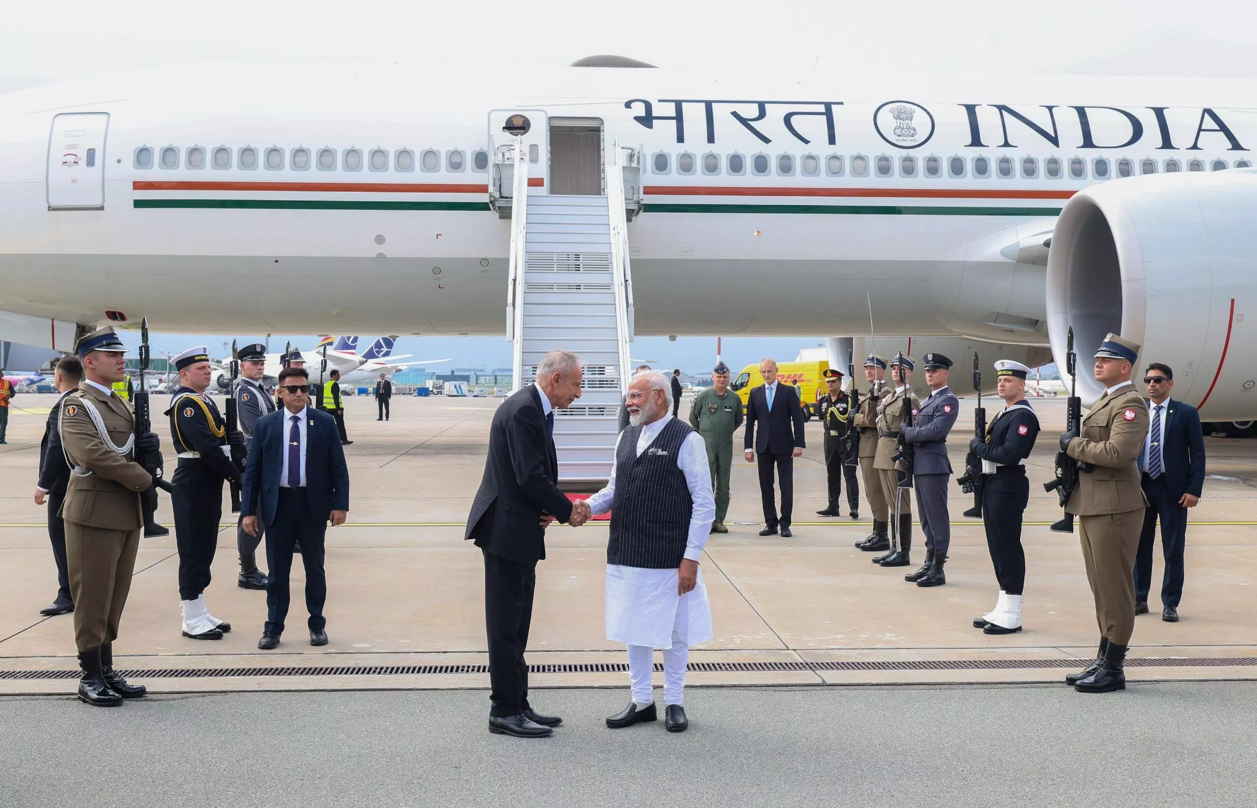 PM Modi arrives in Warsaw, says Poland visit will add momentum to bilateral friendship