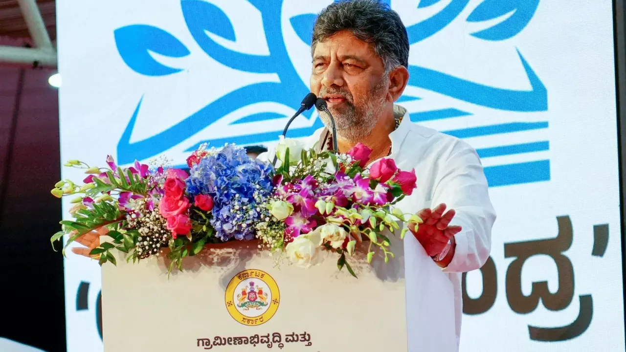 Karnataka Deputy Chief Minister DK Shivakumar