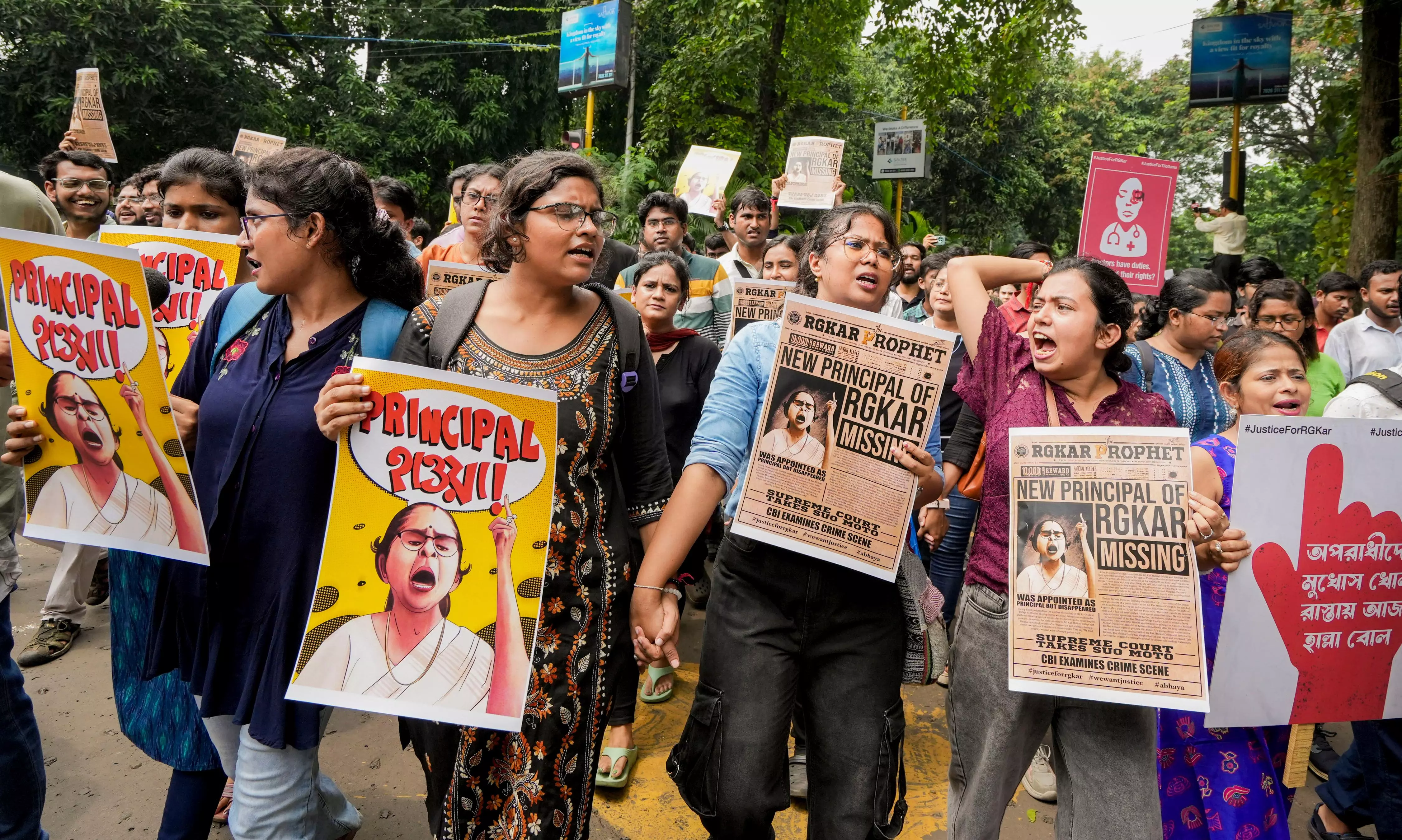 Kolkata doctors protest