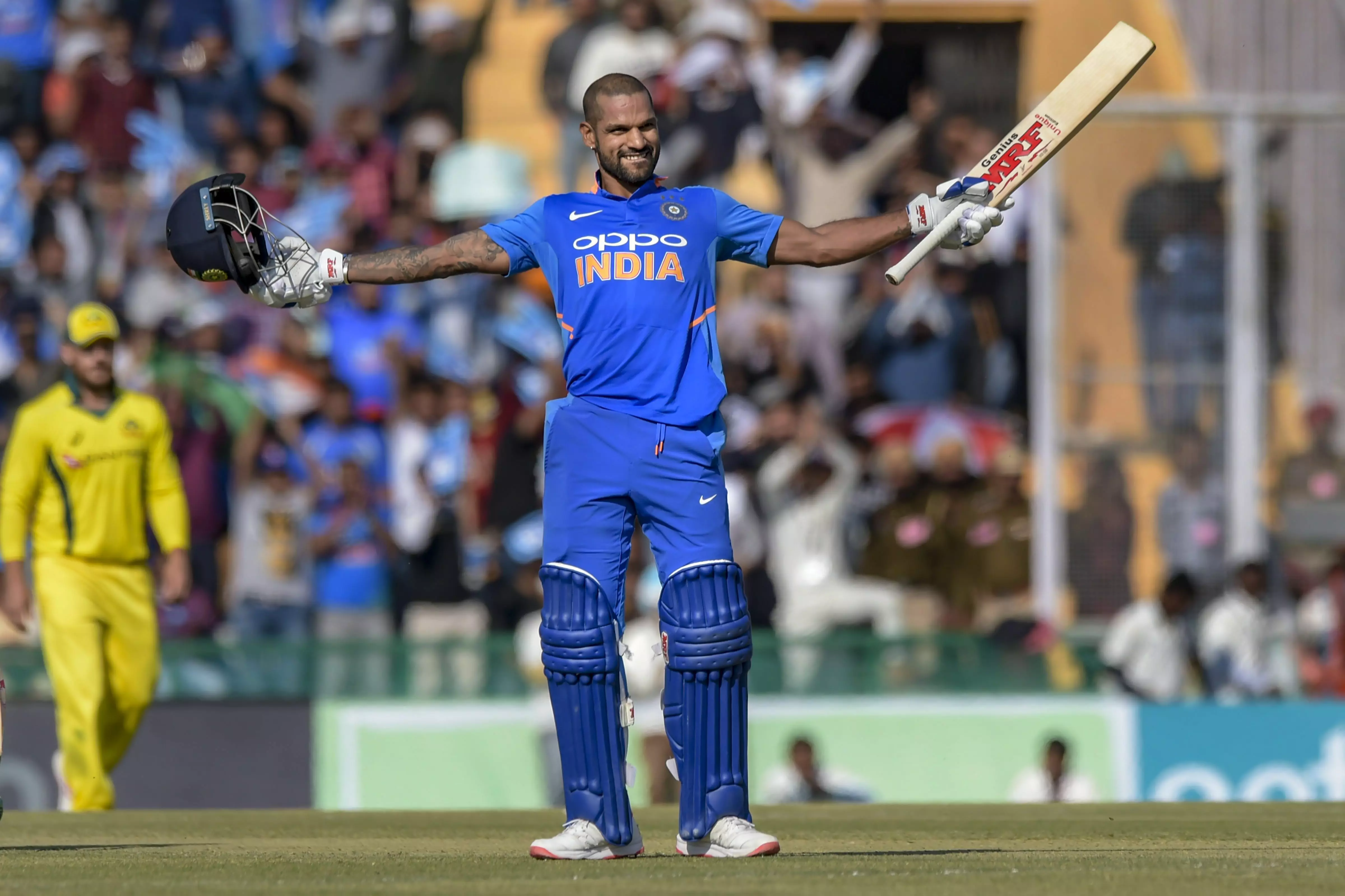 Indias opening batsman Shikhar Dhawan