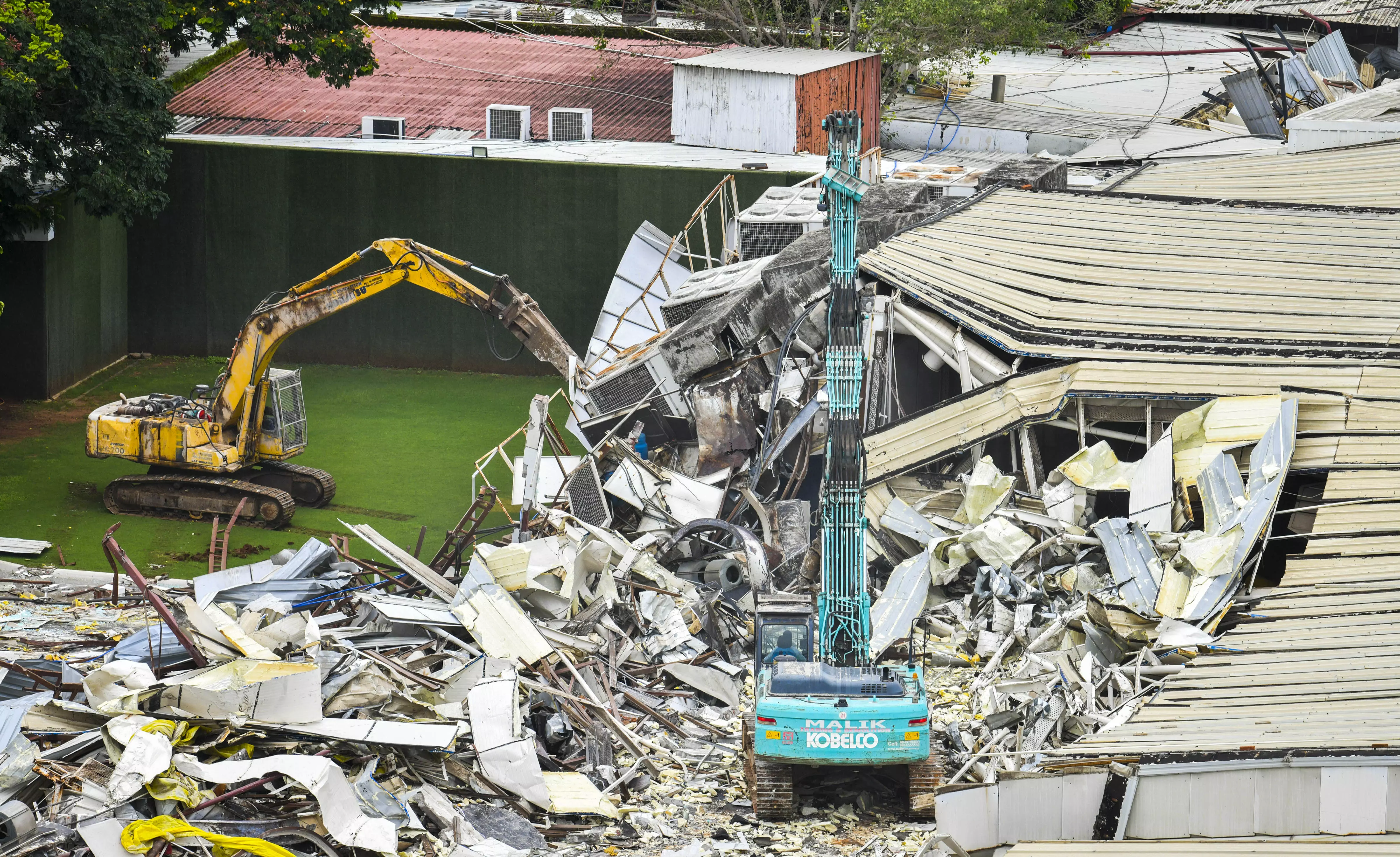 Nagarjuna’s Hyderabad property razed over lake encroachment; actor calls it ‘unlawful’