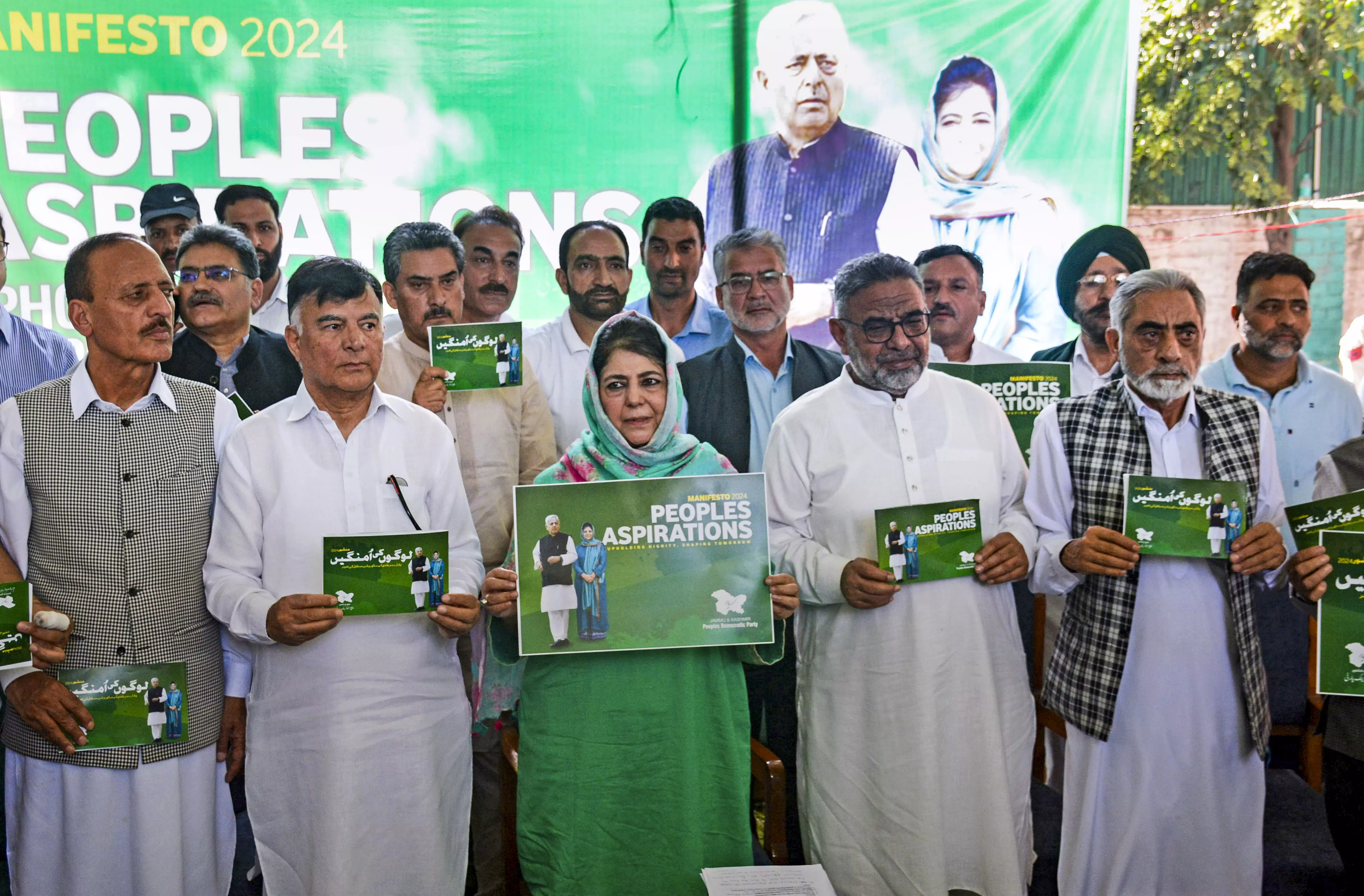 Statehood restoration, India-Pak ties part of PDP manifesto for J-K polls