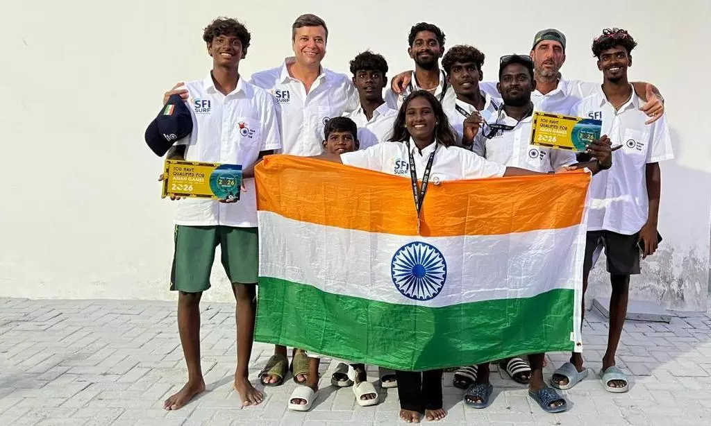 Indian surfing team