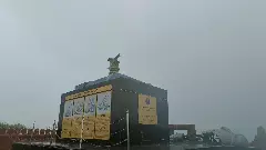 A 35-foot statue of Chhatrapati Shivaji Maharaj collapsed