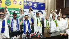 Haryana polls: JJP, Azad’s party join hands with 70-20 seat-sharing deal