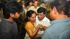 K Kavitha walks out of Tihar jail after 5 months; says will fight and prove innocence