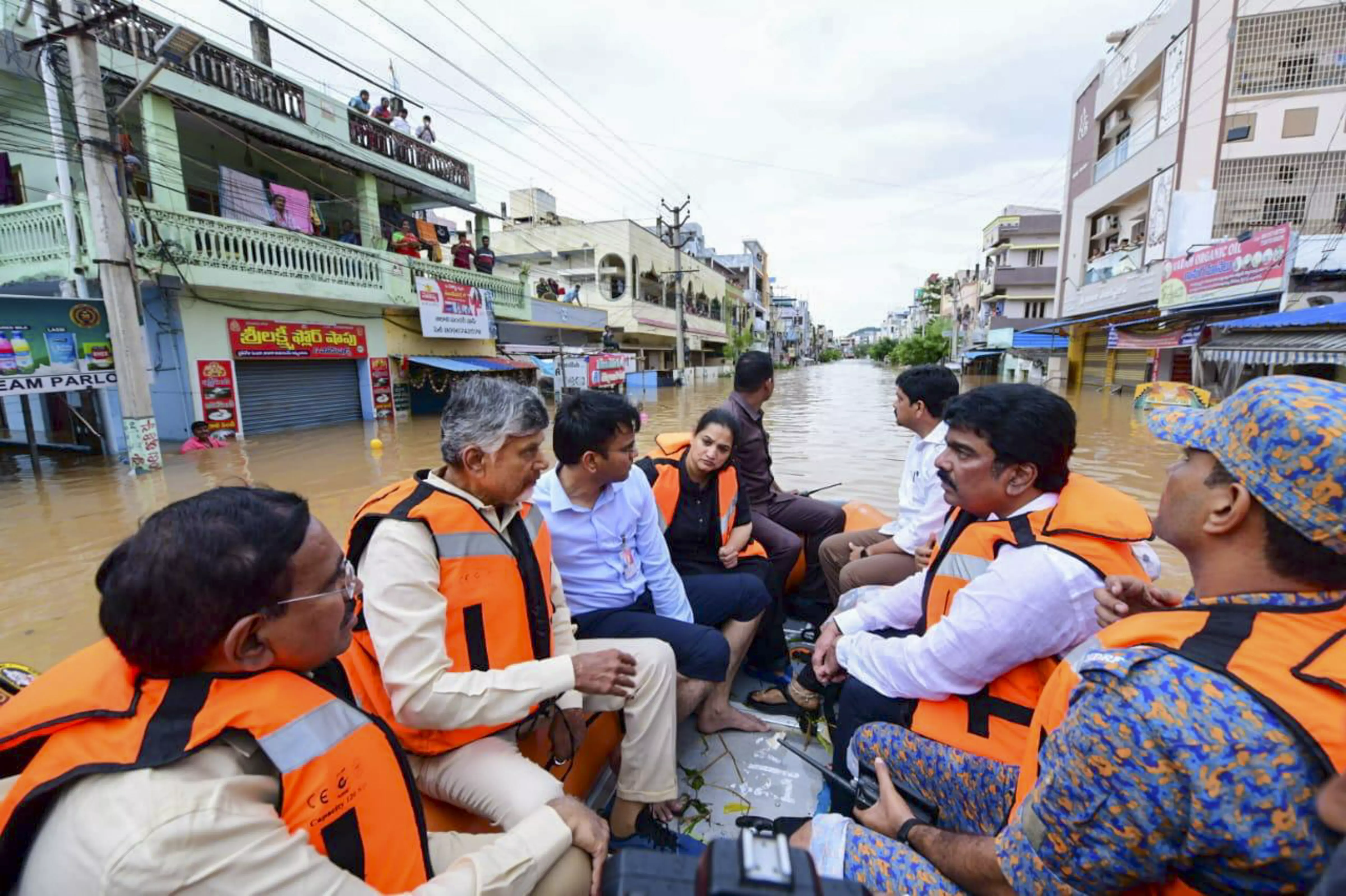 Vijayawada, Guntur marooned by heavy rain; 17,000 evacuated across Andhra