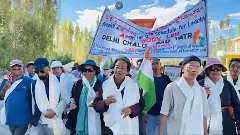 Dilli chalo | Why a group of Ladakhis are on a month-long padayatra