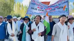 Detained on ‘peaceful march to Bapu’s samadhi’, Wangchuk says ‘Hai Ram!’