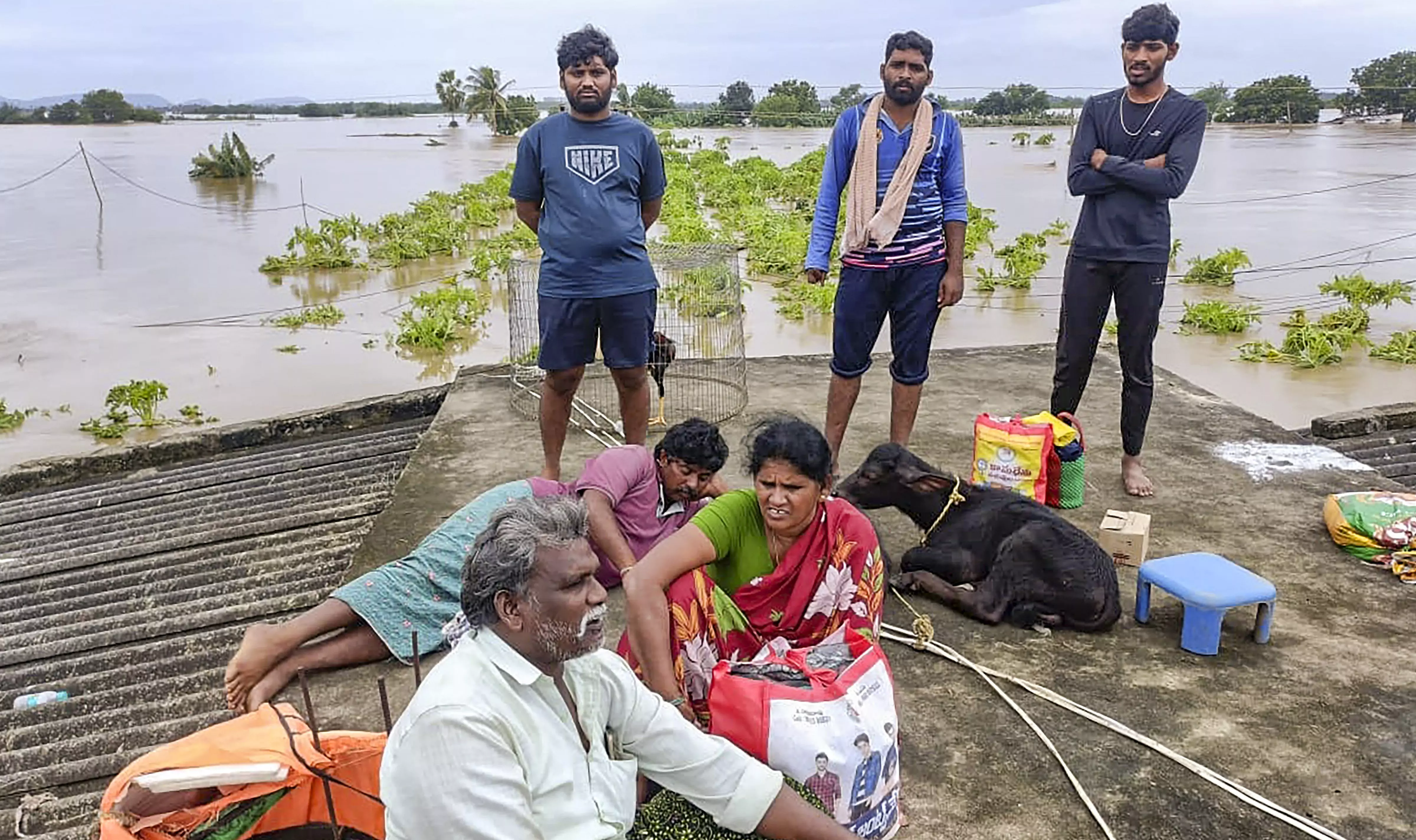 Vijayawada floods: People scramble for food, water, milk; complain of govt apathy