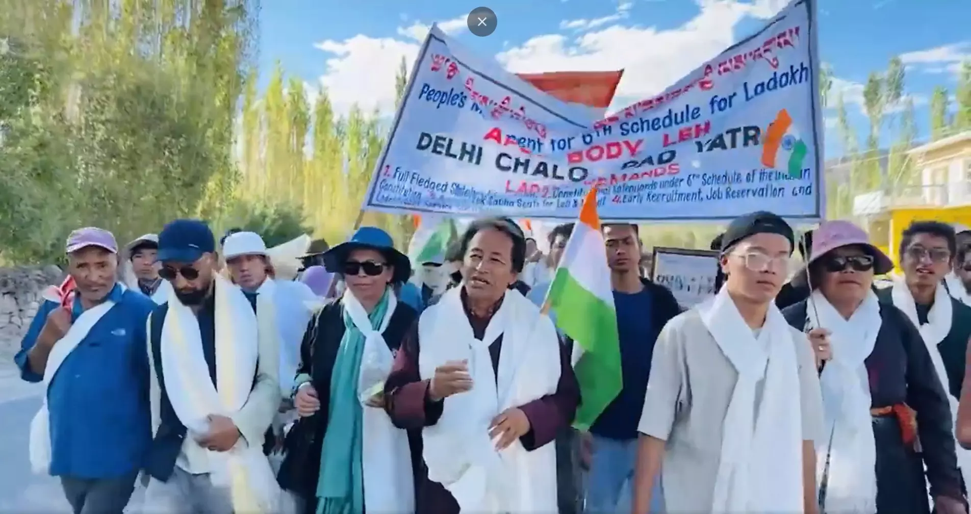 Dilli chalo | Why a group of Ladakhis are on a month-long padayatra