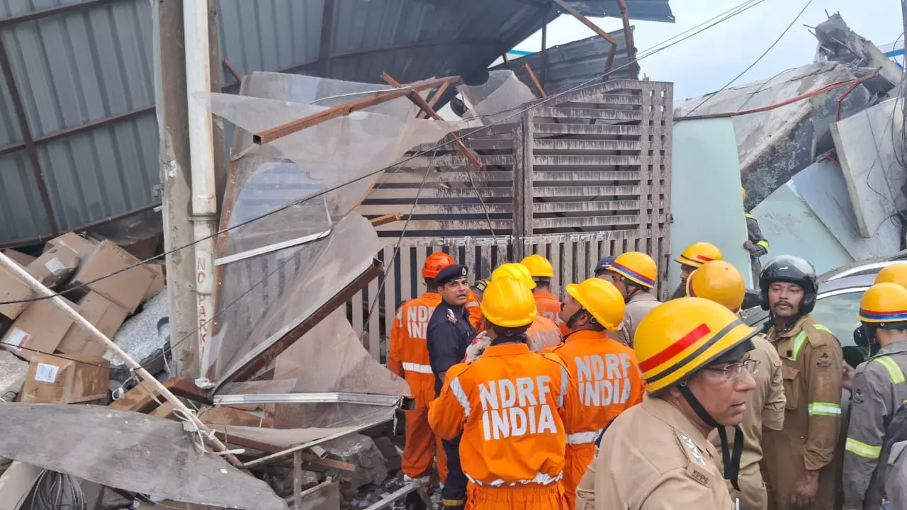 Lucknow building collapse: Five dead, several feared trapped