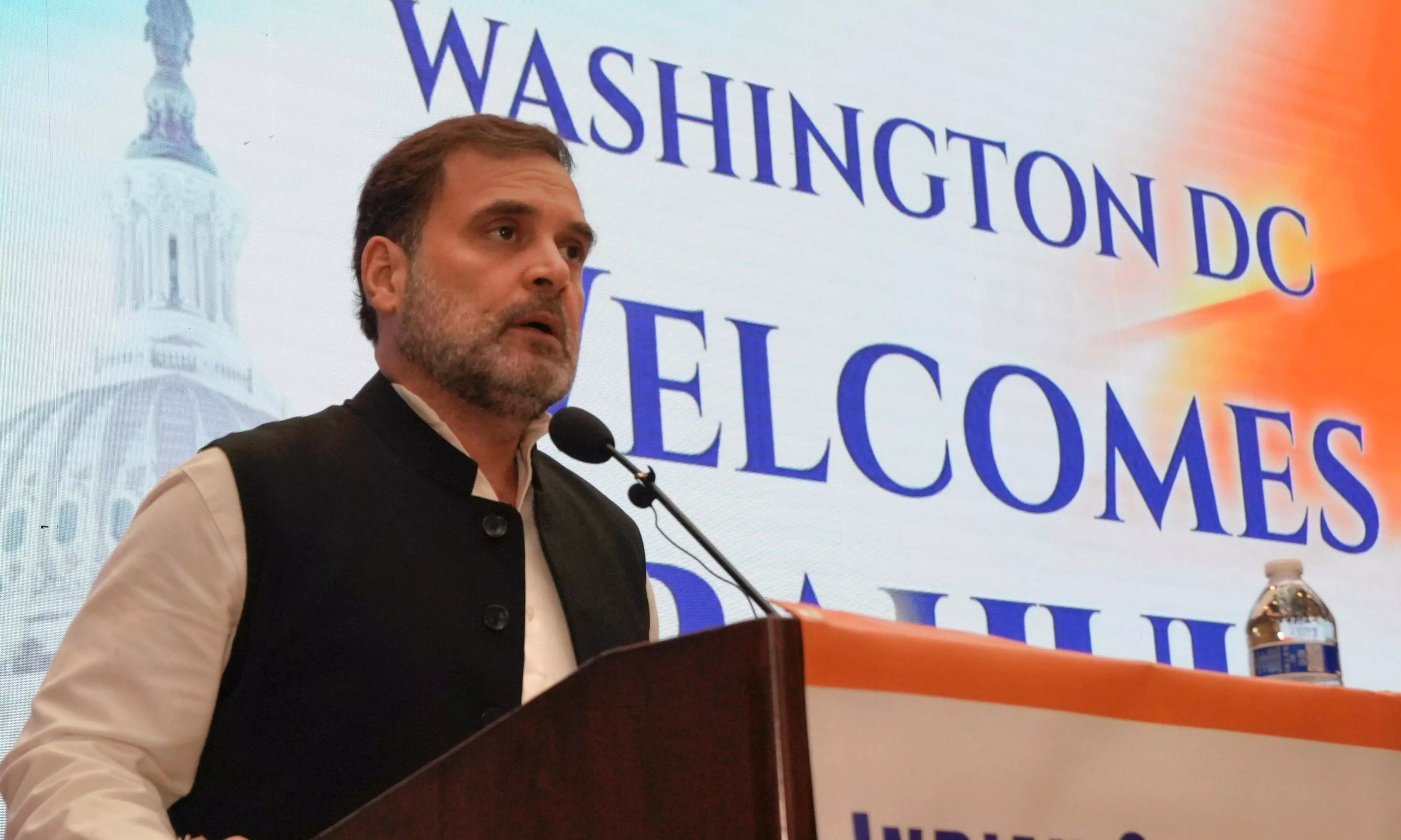 LS polls destroyed idea of Modi’s 56-inch chest, connect with God: Rahul in US