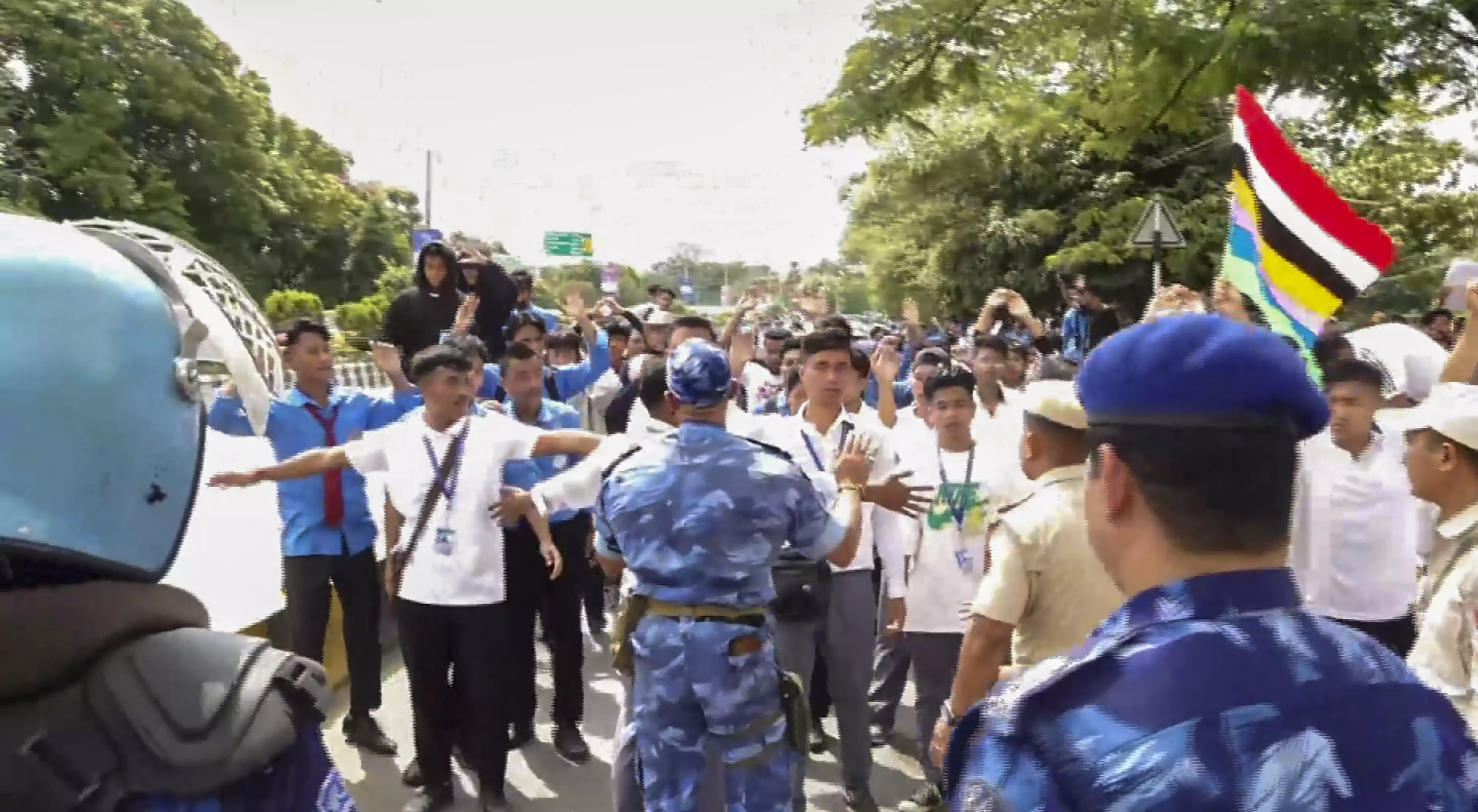 Manipur: Students march to Raj Bhavan; 40 injured in clashes with cops