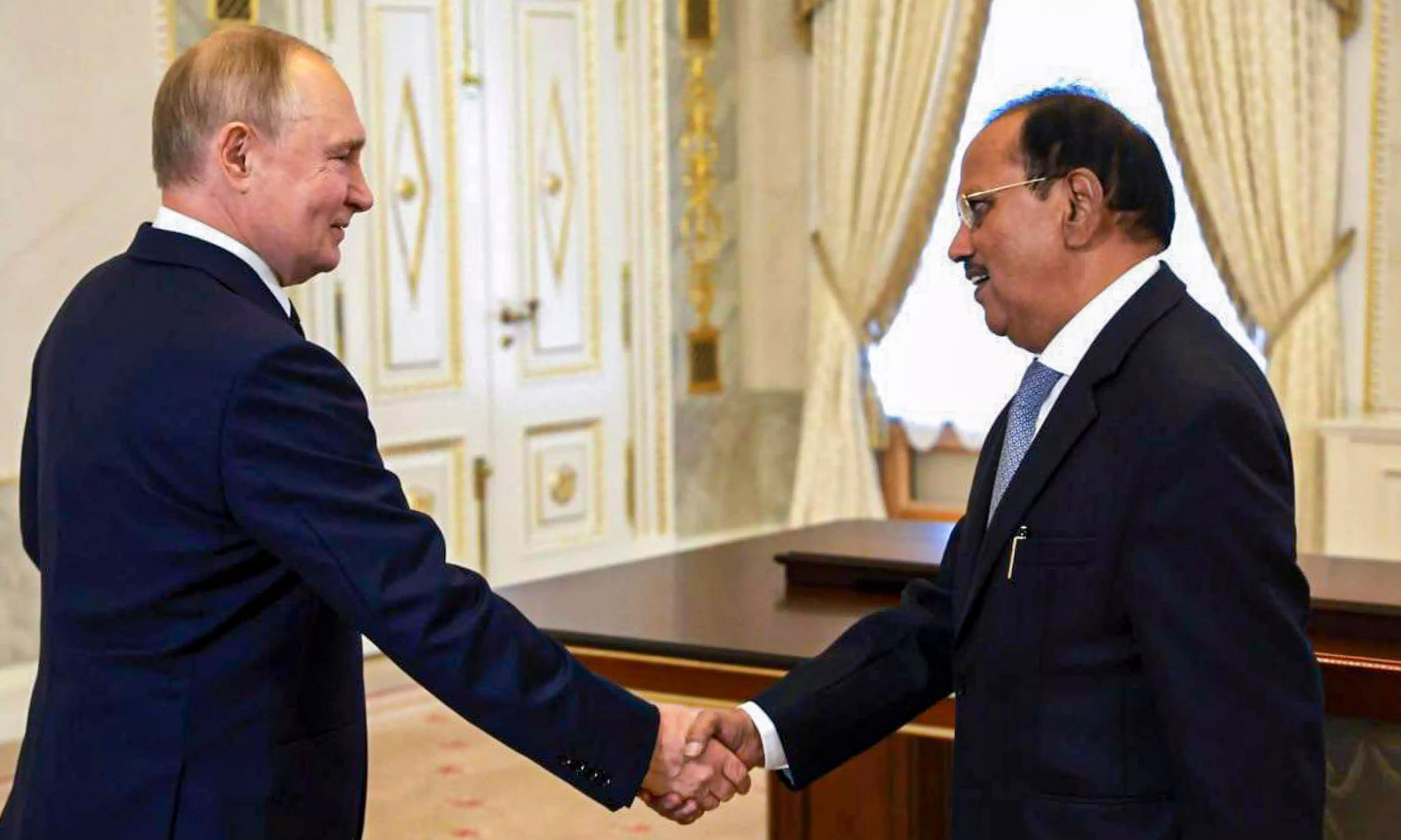 NSA Ajit Doval meets Putin in St Petersburg amid buzz of Ukraine peace effort