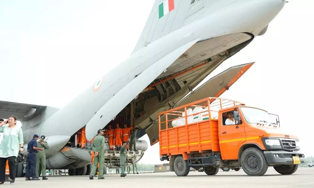 Operation Sadbhav: India sends 32 tonnes of relief materials to typhoon-hit Myanmar