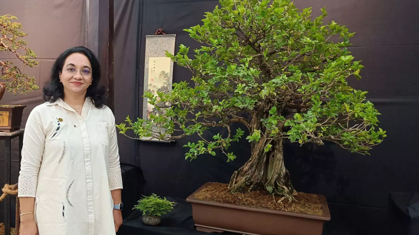 Anupama Vedachala, botanist and bonsai artist, has trained hundreds of bonsai enthusiasts to grow trees in pots.