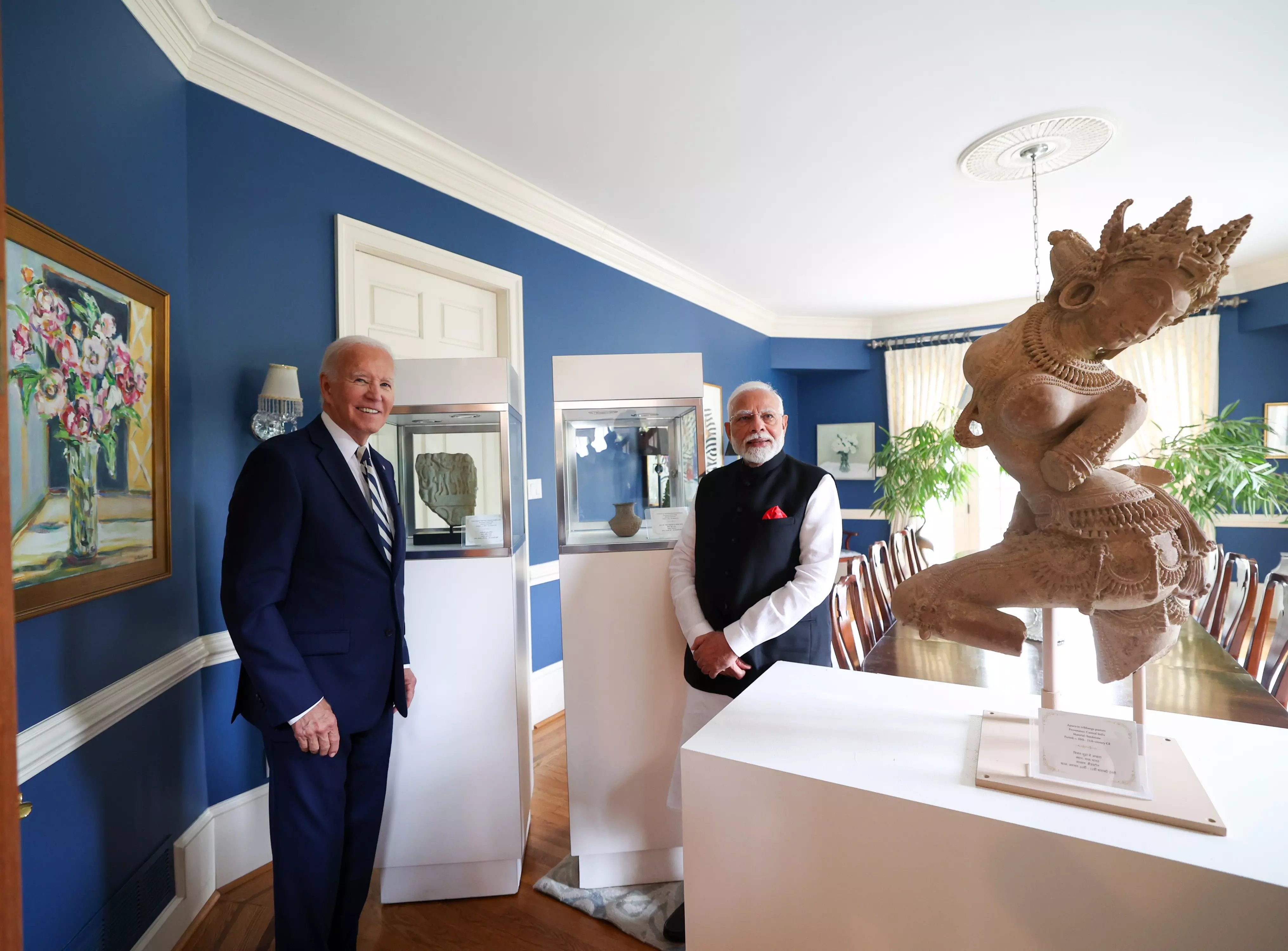 US returns 297 antiquities smuggled out of India; grateful, says Modi