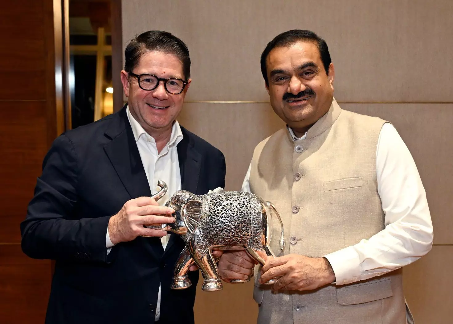 Gautam Adani discusses partnership in aircraft services, defence sector with Bombardier CEO