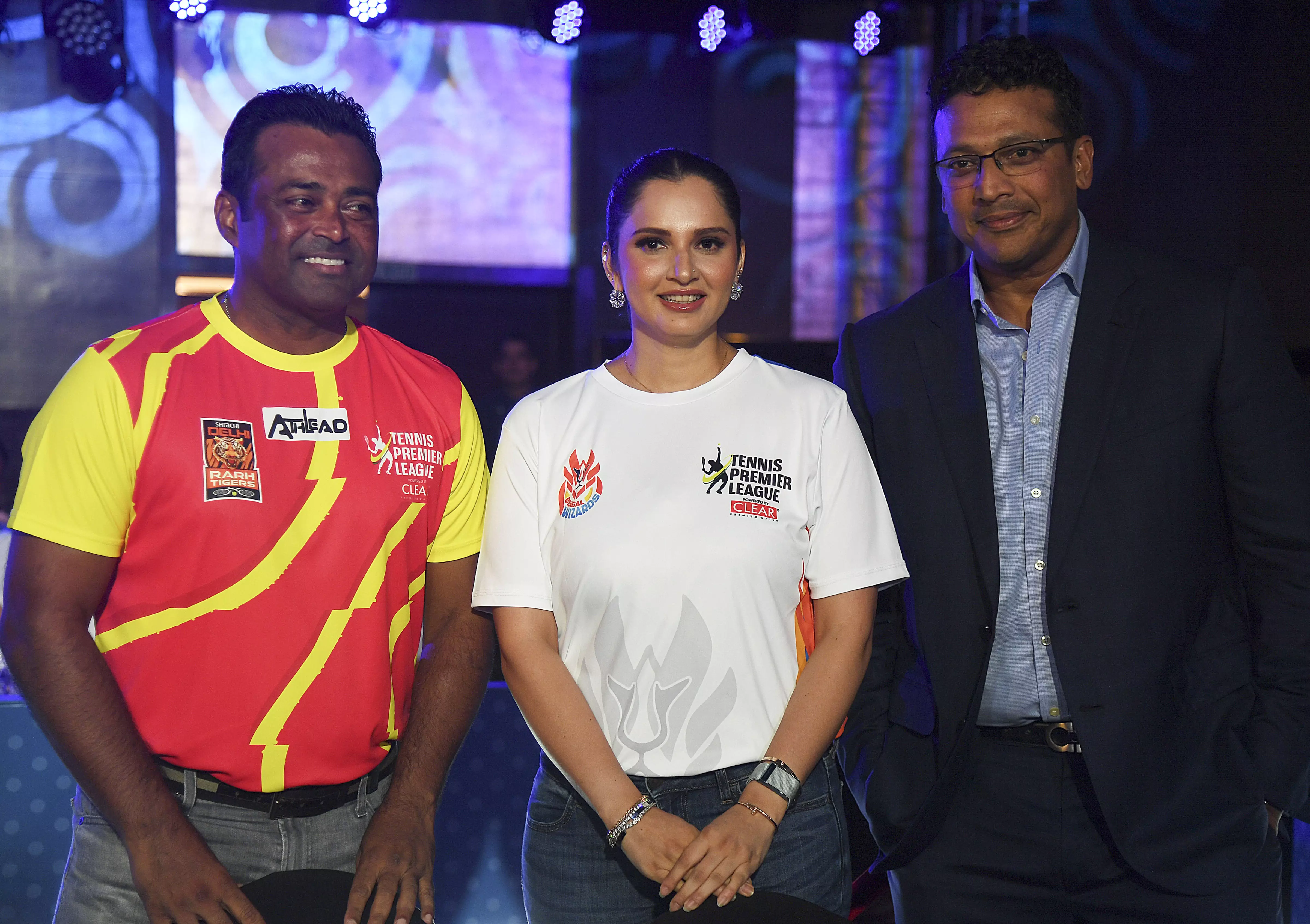 Leander Paes, Sania Mirza, Mahesh Bhupathi