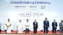 TN: CM Stalin lays foundation stone for Tata Motors Rs 9,000 cr factory in Ranipet