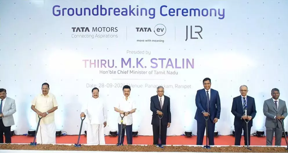 TN: CM Stalin lays foundation stone for Tata Motors Rs 9,000 cr factory in Ranipet